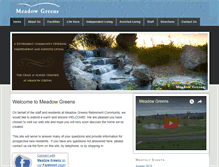 Tablet Screenshot of meadowgreenslynden.com